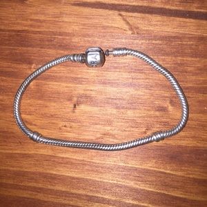 Silver pandora bracelet